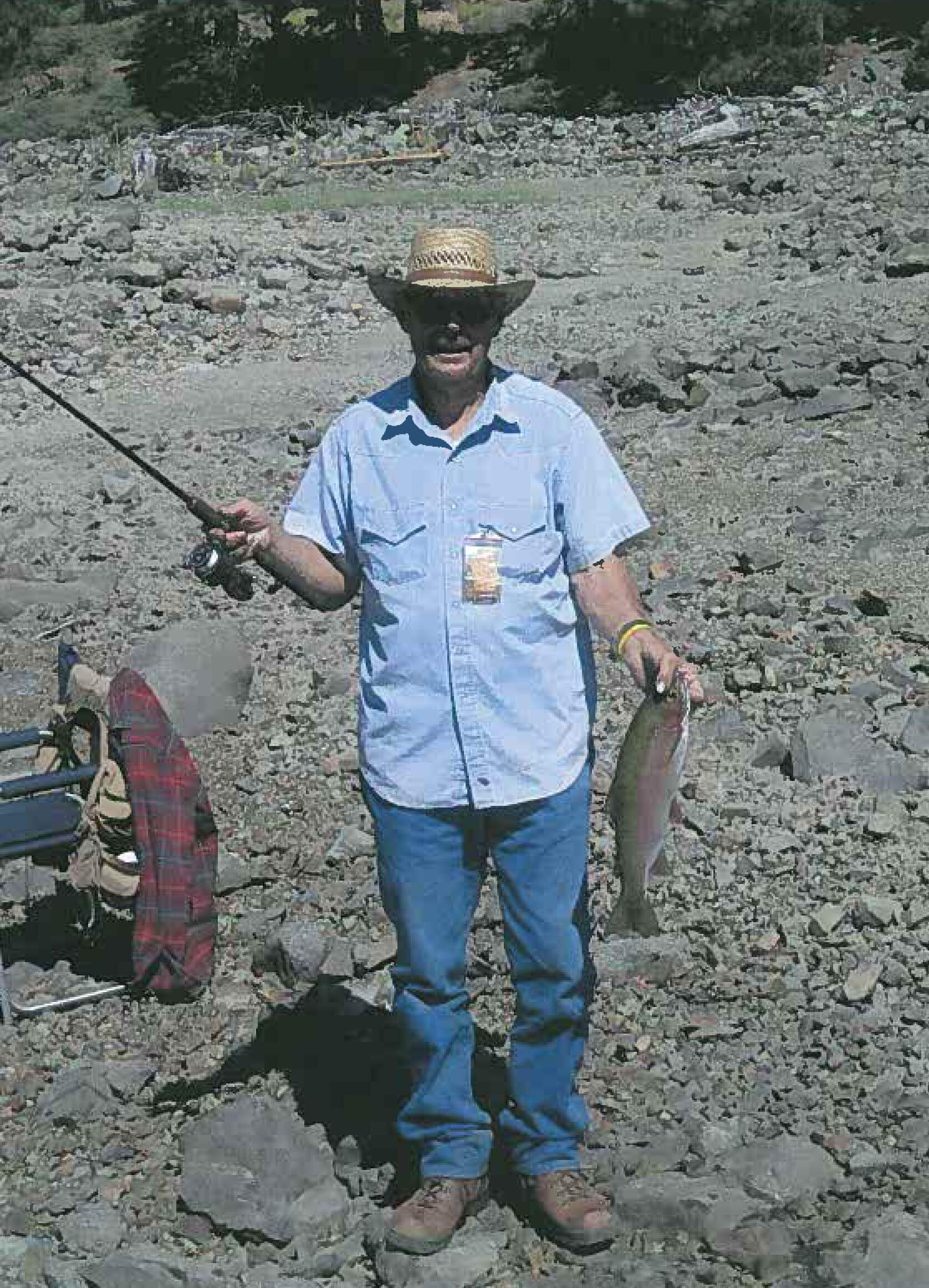 Bill Haymart fishing